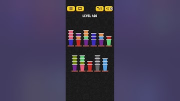 Cup Sort Puzzle Level 420 = Water Sort Puzzle Level 420 = Ball Sort Puzzle Level 420 All the same