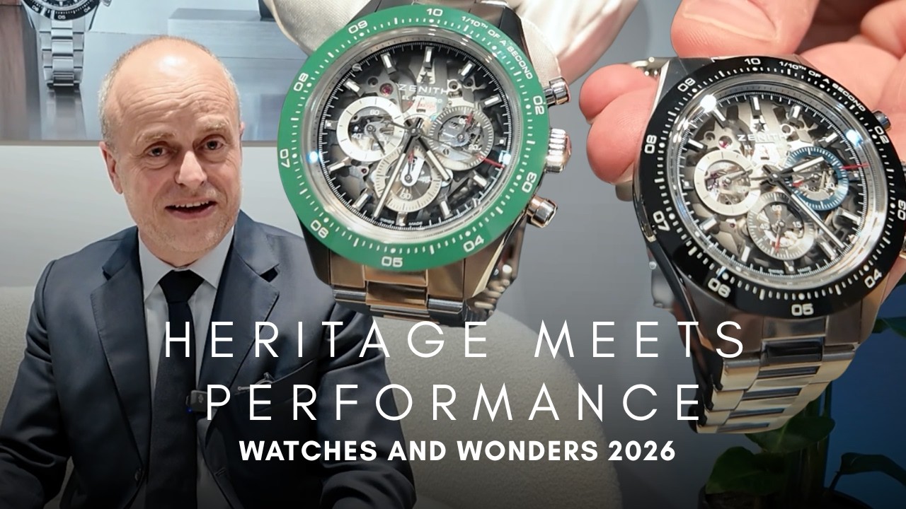 Zenith at Watches & Wonders 2026 with Benoît de Clerck, CEO of Zenith: El Primero Meets Calibre 135 - YouTube - Revolution Watch