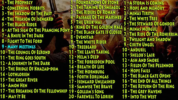 Lord Of The Rings - Soundtrack HD Complete (with l...