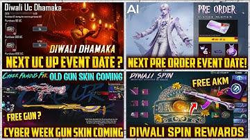 🛑 NEXT UC UP EVENT DATE | BGMI NEXT PRE ORDER EVENT DATE | FREE AKM SKIN😱 | OLD GUN SKIN COMING 