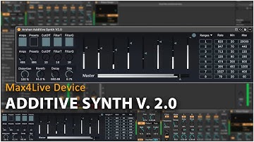 Additive Synth V. 2.0 MaxForLive Device