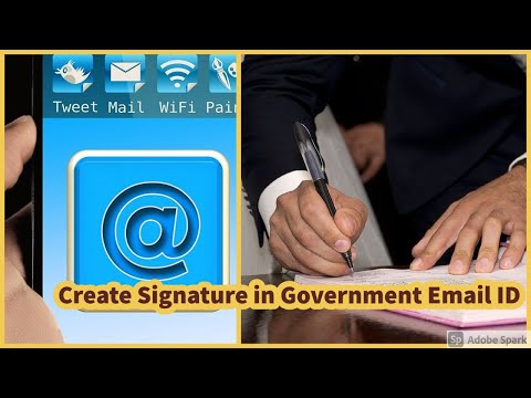 Email Signature in Government or NIC Email ID - Steps and Use - Live Demo and Discussion.