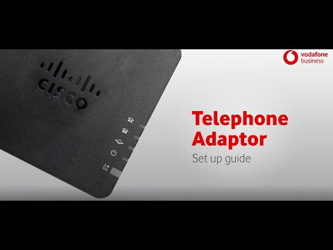 Vodafone Business: Set up your Cisco Analogue Telephone Adaptor (ATA)