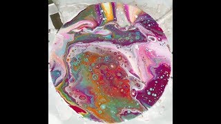 Acrylic Pouring Planets with Rain-X for Fluid Arts
