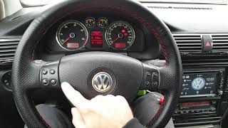 Passat b5 multifunction steering wheel from b6