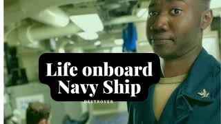 Navy Ship (Destroyer) Berthing Tour