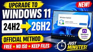 Upgrade to Windows 11 26H2 Without Losing Files - Step-by-Step