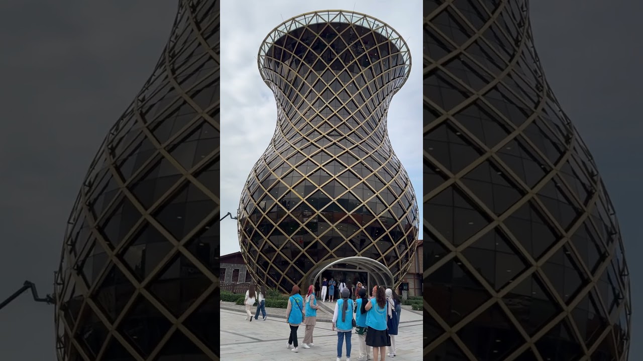 Turkish Tea Glass Sculpture - Rize - Turkey - July 24