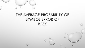 Probability of error of BSK