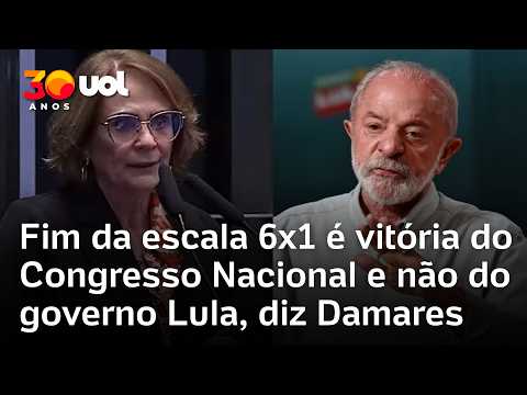 Fim da escala 6x1 é vitória do Congresso Nacional e não do governo Lula, diz Damares
