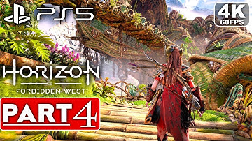 HORIZON FORBIDDEN WEST PS5 Gameplay Walkthrough Part 4 FULL GAME [4K 60FPS] - No Commentary