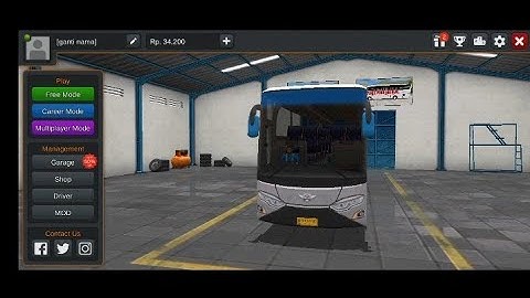 how to play multiplayer mode in Bus simulator Indonesia in kannada|easy trick in only 2 min|plz sub