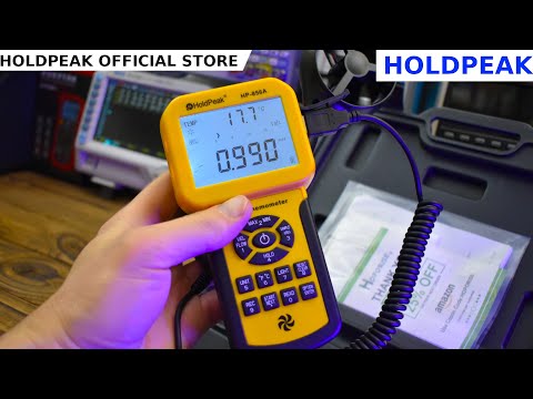 HOLDPEAK HP-856A ОБЗОР АНЕМОМЕТРА. Прибор для измерения скорости ветра! Full review