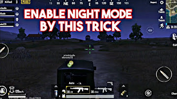 How To Start Night Mode In PUBG Mobile 0.9.0 And New Diwali Update Features In Pubg Mobile !