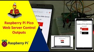 (Demo) Raspberry Pi Pico Web Server Control Outputs