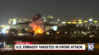Drone, rocket attacks target US Embassy in Baghdad