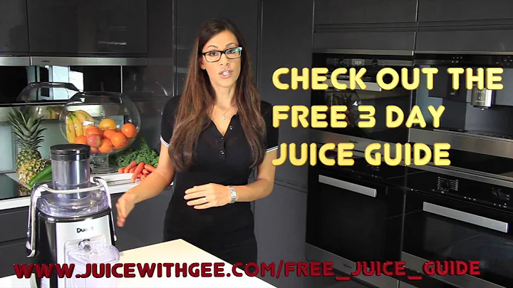 Introduction to juicing and the benefits of a juice detox with Gee from juicewithgee