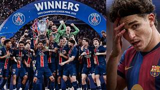 هل فشل انتقال الفاريز الى برشلونة ؟ باريس سان جيرمان يفوز على ارسنال (4-3) بنهائي ابطال اوروبا