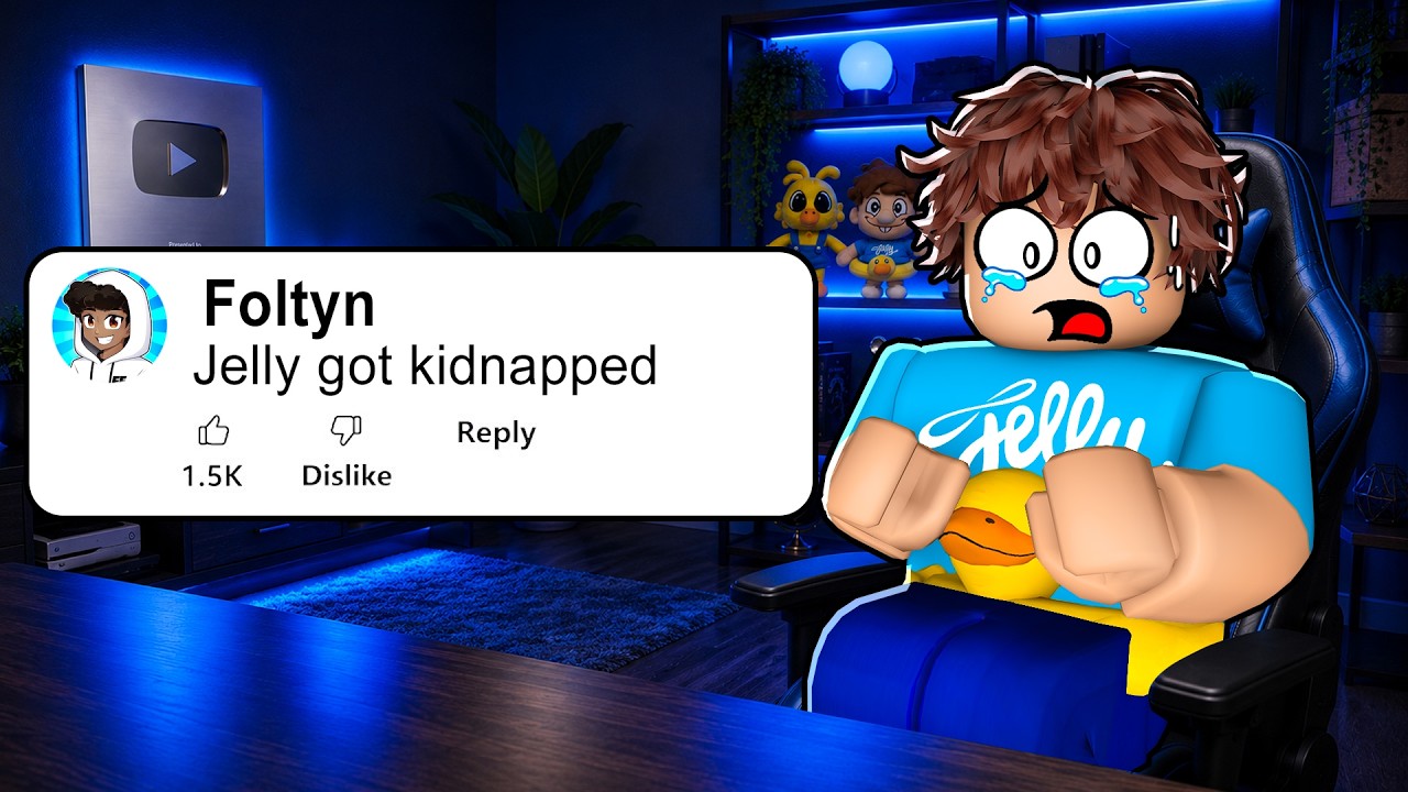 JELLY GOT KIDNAPPED IN ROBLOX!