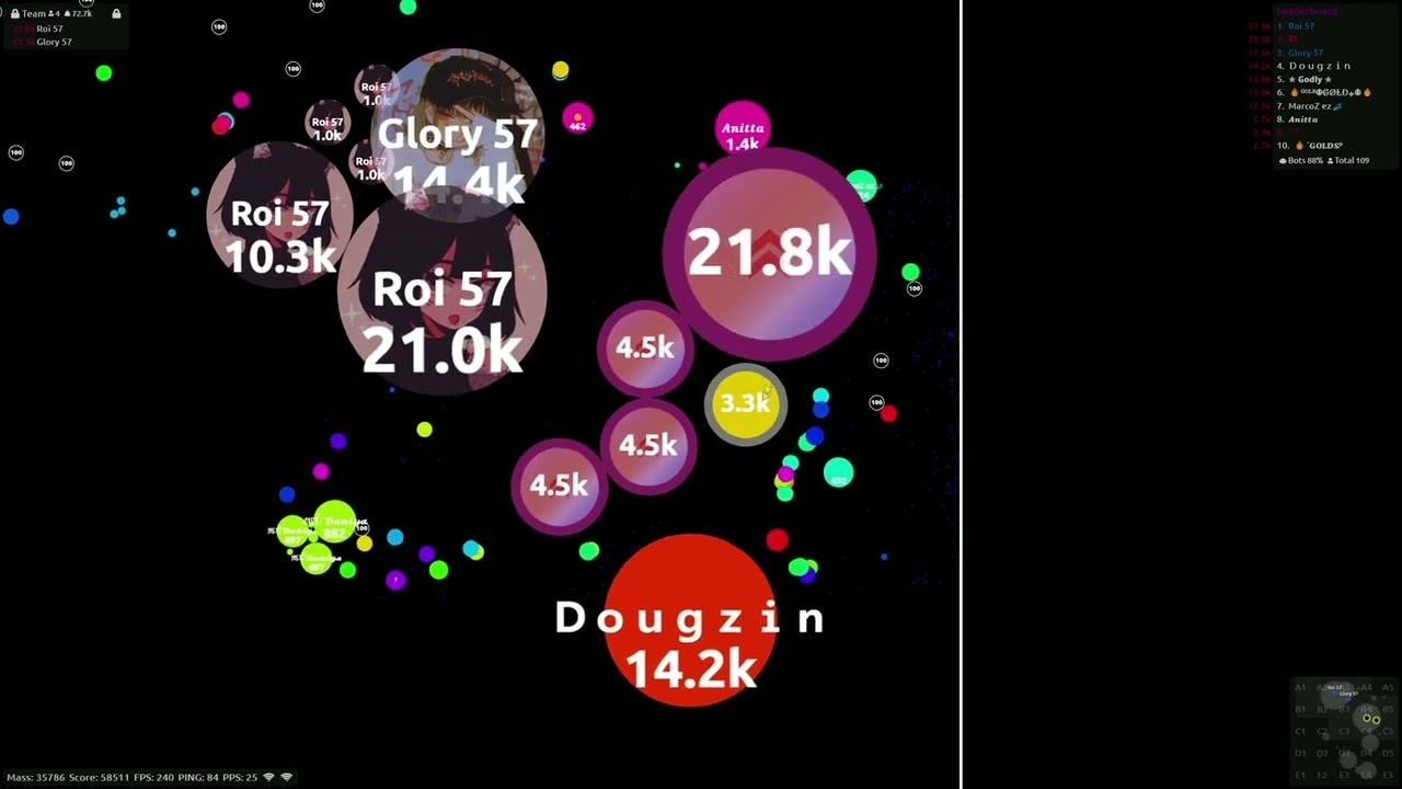 Agar.io - Win Compilation #6