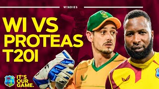 Pollard Hits Rapid 51 off 25 & de Kock Strikes 60 | West Indies v South Africa T20I