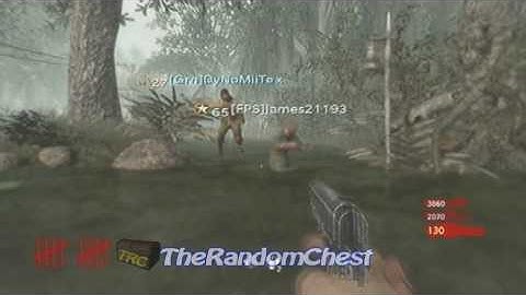 Call Of Duty 5 - Nazi Zombies Glitch, Hopping under water Tutorial (Shi no numa)