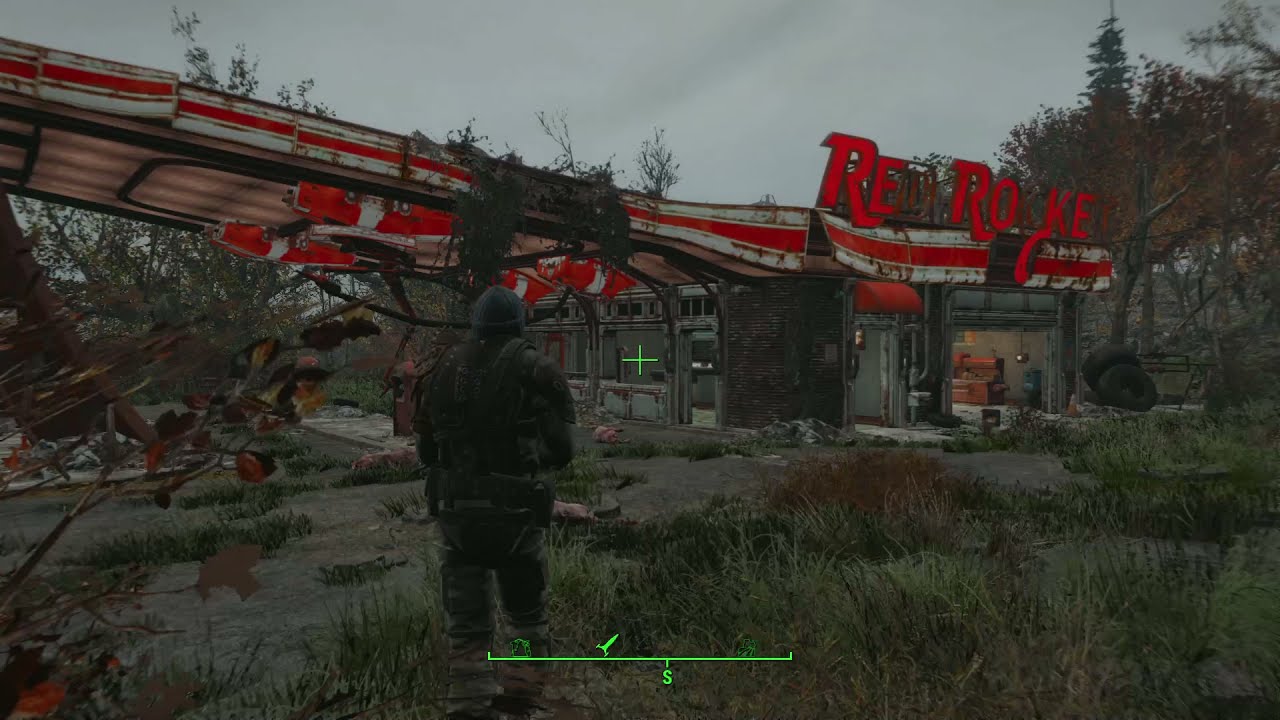 Fallout 4 Mod Testing PC GTX 970 1080P A pleasant walk through The Commonwealth. Red Rocket