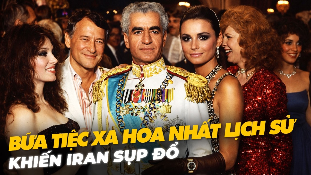 BỮA TIỆC XA HOA NHẤT LỊCH SỬ KHIẾN IRAN SỤP ĐỔ