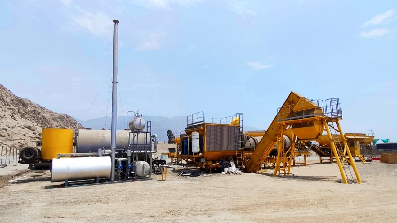 120 Ton Mobile Continuous Asphalt Plant: One-Click Deployment from Factory to Construction Site