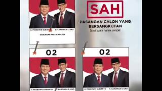 Tata Cara Pencoblosan Surat Suara  Pada Pemilu 2019