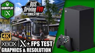 Bus Driving Simulator EVO - Xbox Series X Gameplay + FPS Test
