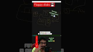 😢 isi bat pe subscribe karke OS padh lo 😭 #floppydisk #operatingsystem #storagemanagement