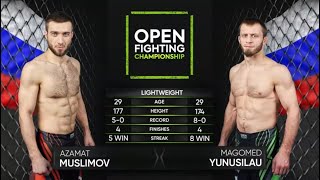 Azamat Muslivov vs Magomed Yunusilau