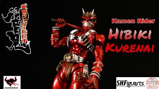 Review S H figuarts Kamen Rider Hibiki Kurenai Shinkocchou Seihou Bandai Pt br