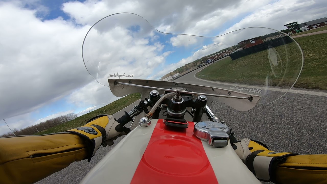 Classic racer Yamaha AS1 GYT 125 cc 1970.