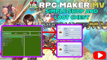 Simple shop and loot chest | RPG Maker MV Tutorial