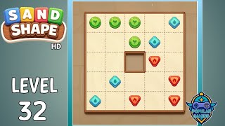 Sand Shape Level 32: Gameplay Solution