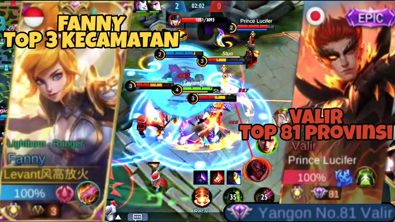 SOLO RANKED KETEMU TOP VALIR PROVINSI? AUTO GUE LOCK PERTAMA! FANNY MOBILE LEGENDS