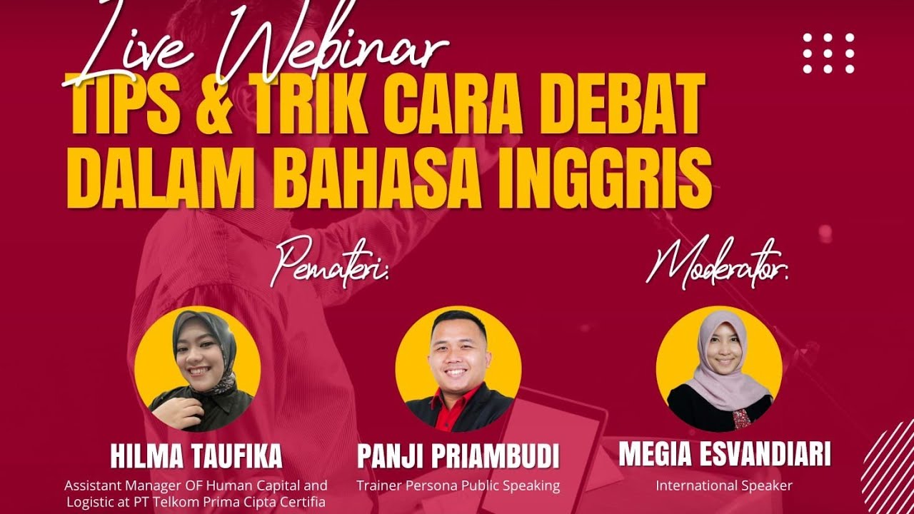 Tips & Trik Debat Bahasa Inggris | Tips Public Speaking