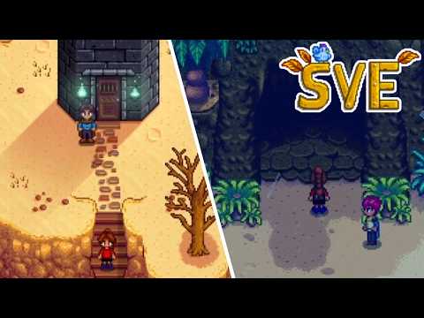 DAY AT THE VOLCANO AND ALSO THE CRIMSON DESERT #93 - Stardew Valley with Mods