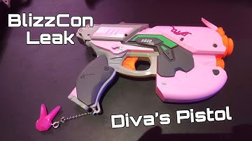 First Look: D.Va Pistol From BlizzCon (Nerf Rival)