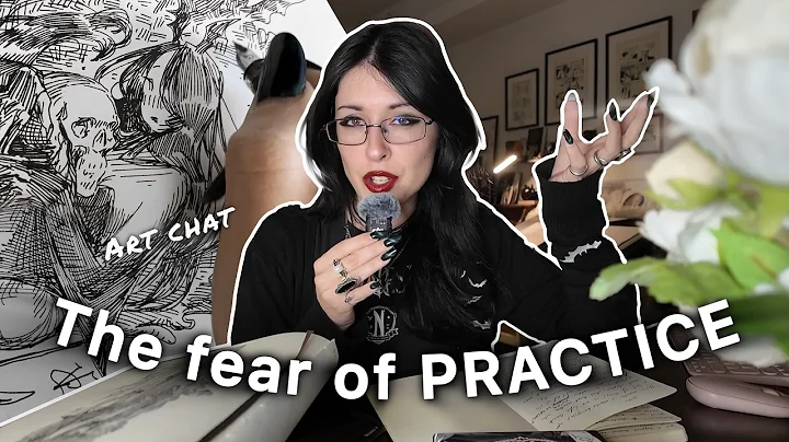 why are we afraid of PRACTICE?🥀reflecting on creativity (+ art process clips)🌹 thumbnail