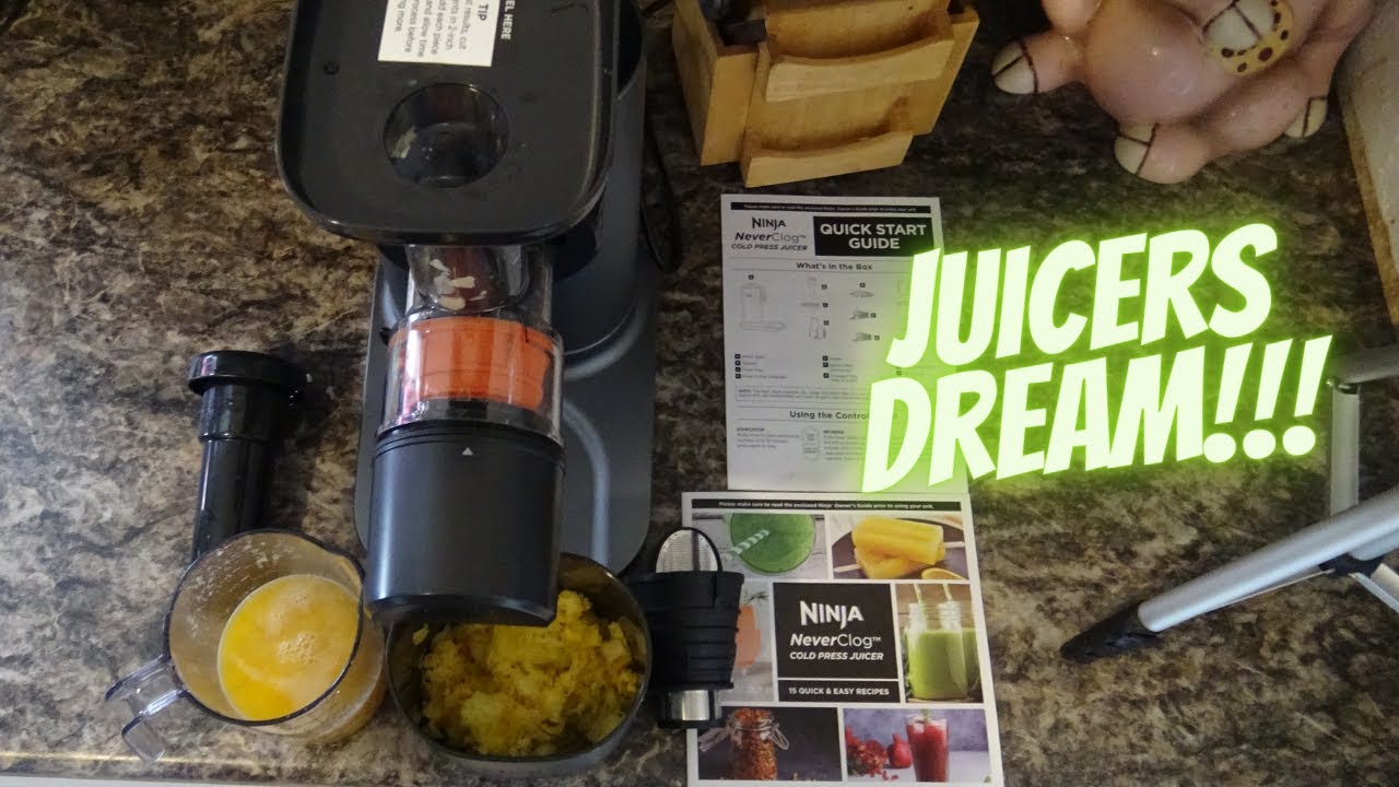 Ninja Neverclog Cold Press Juicer Powerful Slow Juicer With Total