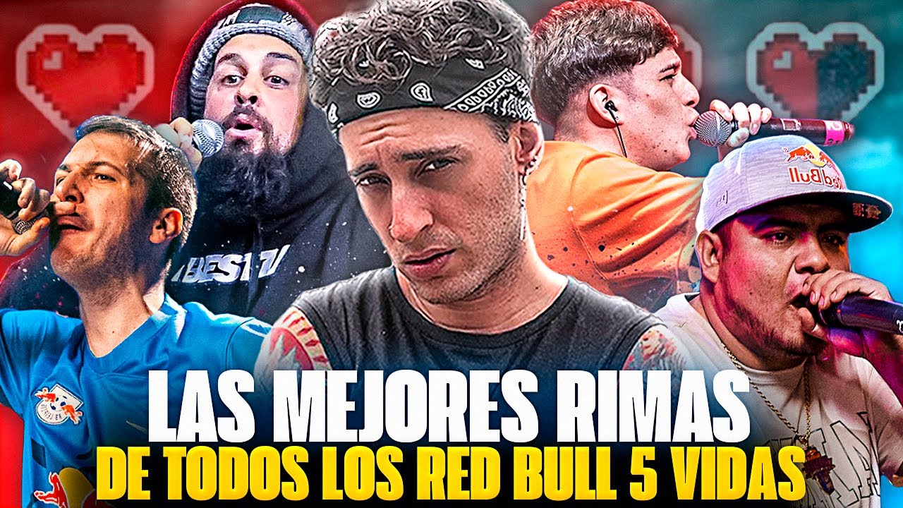 BLON REACCIONA A LAS MEJORES RIMAS DE TODOS LOS RED BULL 5 VIDAS ❤️