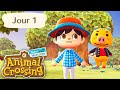 Animal crossing  new horizons  jour 1  bienvenue sur mon le 