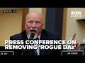 LIVE: Rep. Chip Roy, Austin Police Association hold press conference on ‘removing rogue DAs’