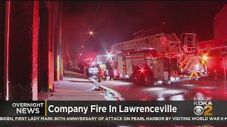 Crews Respond To Fire In Lawrenceville
