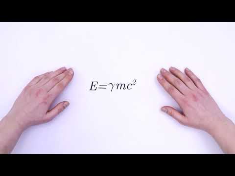 The equations speak for themselves: E=mc2