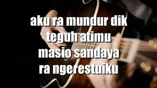 Tepung Kanji  Syahiba Saufa Ft James Ap karaoke Akustik No Vocal  Female Key  Lirik