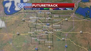 Sunny, warmer Tuesday, rain returns midweek